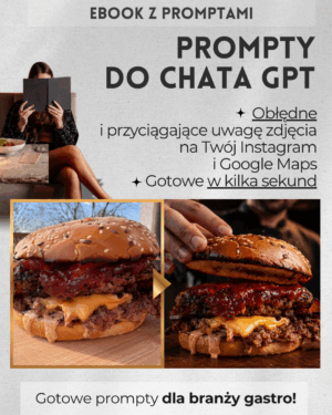 E-book: Menu premium bez fotografa, 28 gotowych promptów AI