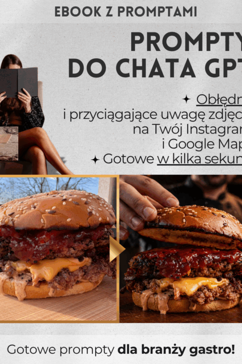 E-book: Menu premium bez fotografa, 28 gotowych promptów AI
