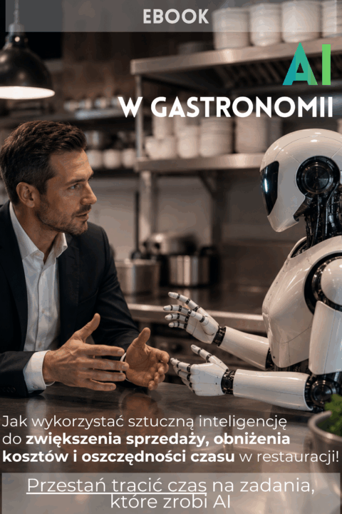E-book: AI w Gastronomii jak wykorzystać  sztuczną inteligencję do zwiększenia sprzedaży, obniżenia kosztów i oszczędności czasu w restauracji
